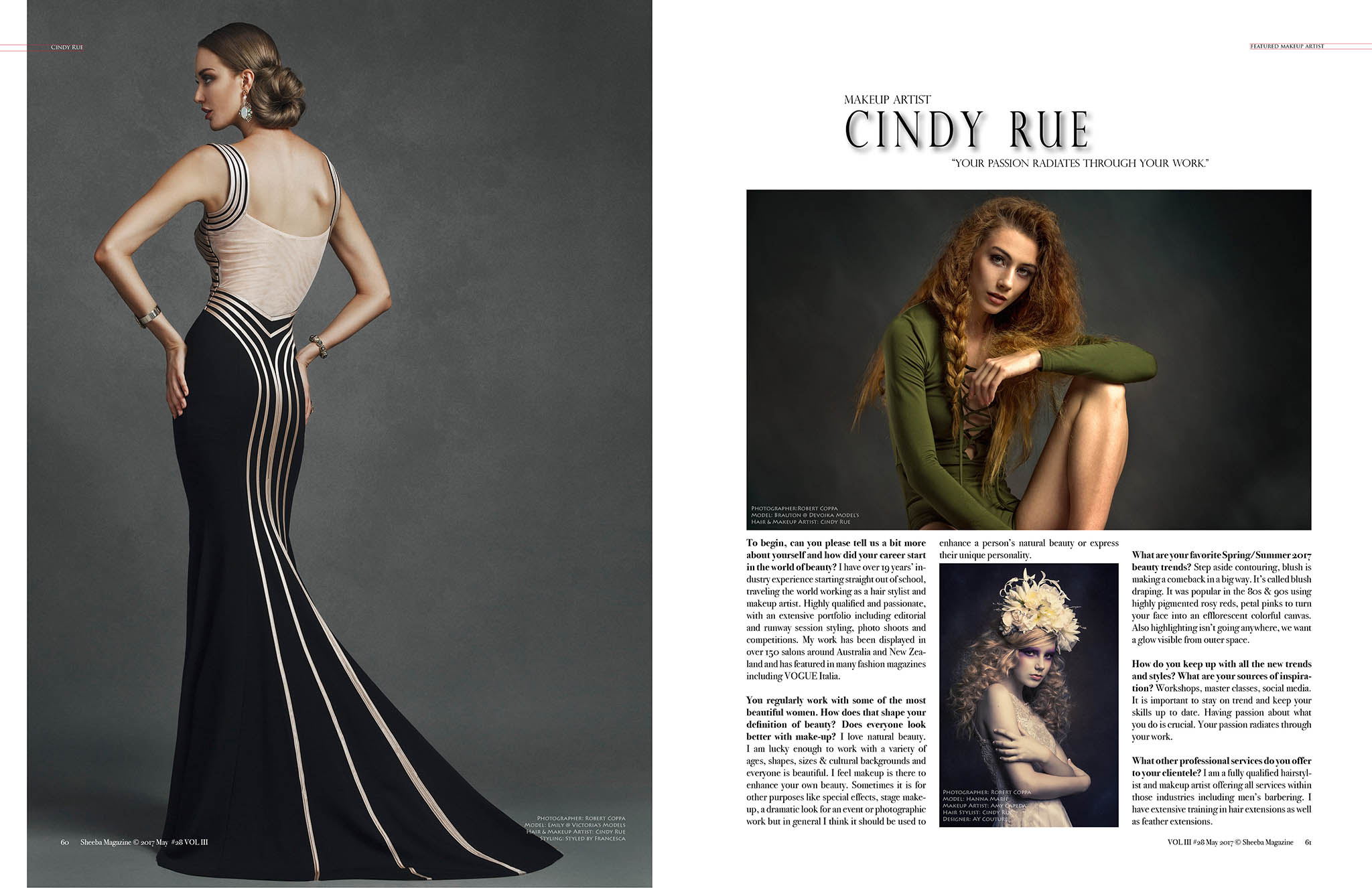 interview with makeup artist Cindy Rue