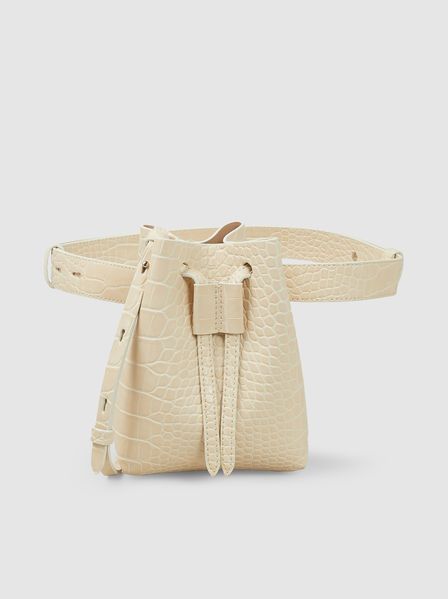Nanushka vegan leather belt bag 