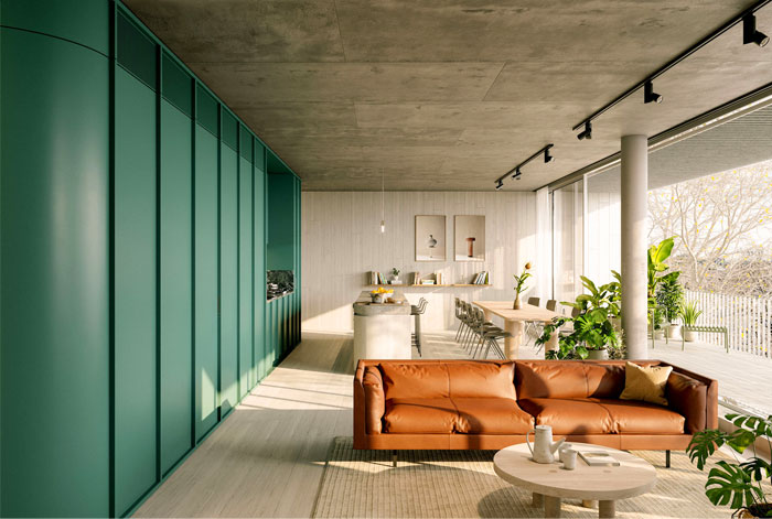 Fashionable Interior Design of Apartments