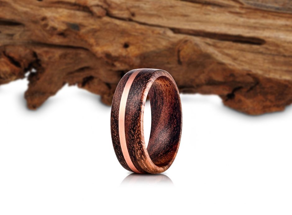wood inlay ring