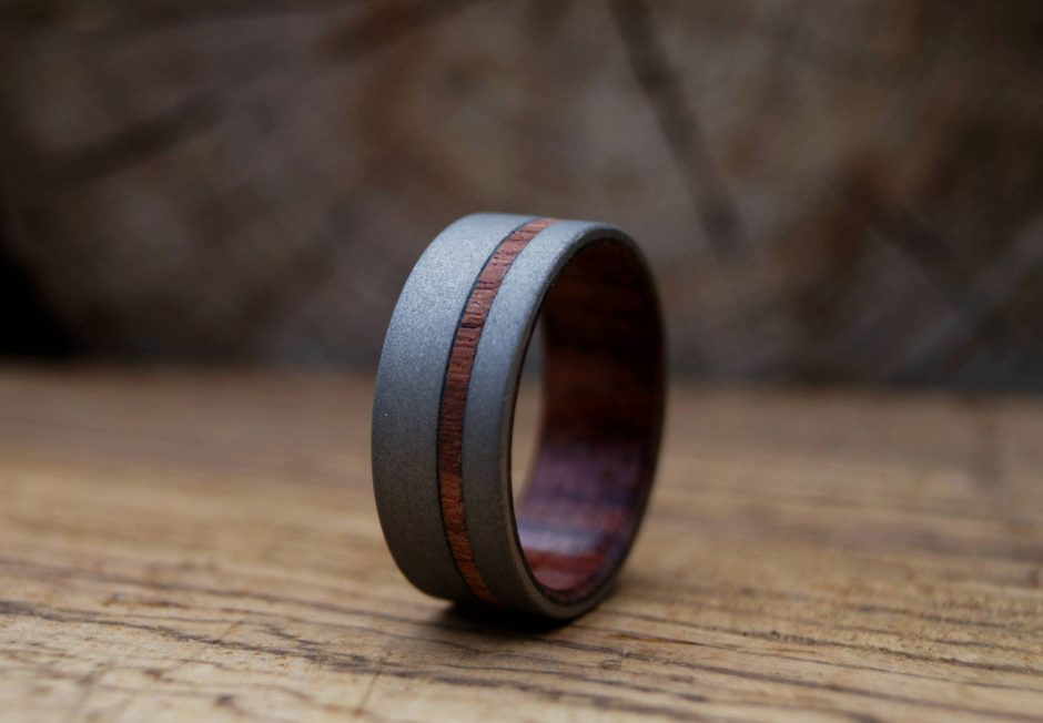 wood inlay ring