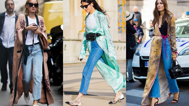 Your Definitive Guide to Wearing Silk Robe Coats + Street Style Ideas
