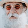 happy man in his golden years
