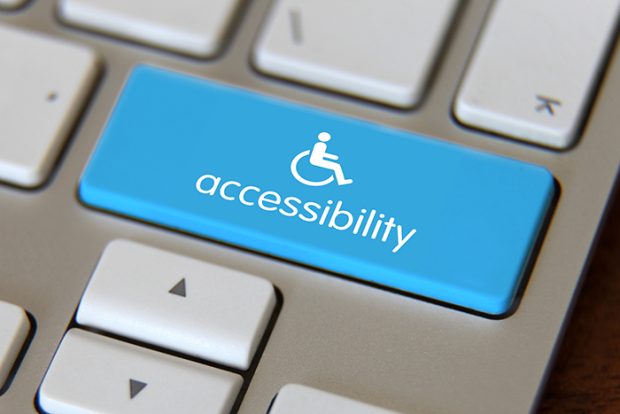 Accessibility disability computer icon