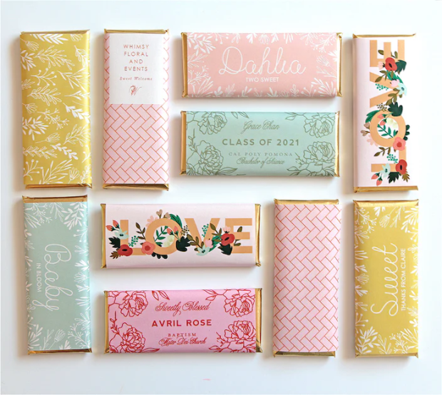 Custom Candy Bar Wrappers 