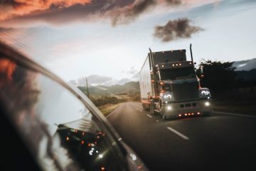 Proactive Strategies for Driving Safely in the Presence of Commercial Trucks