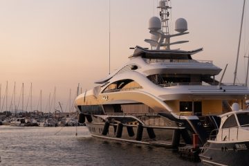 luxurious yacht
