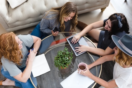 a group of women entrepreneurs