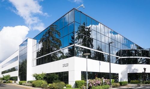 modern commercial building
