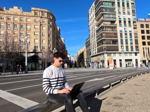 visiting a big city