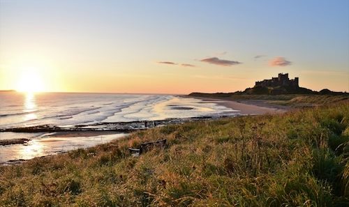 Bamburg Castle in England's North
